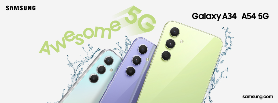 Samsung Galaxy A54 及 A34 現正發售
