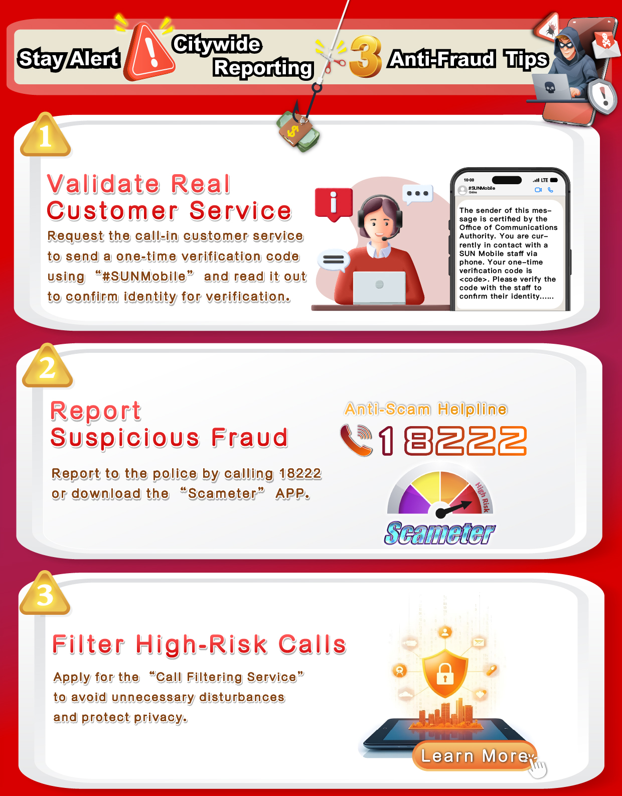 Stay Alert Citywide Reporting Anti-Fraud Tips