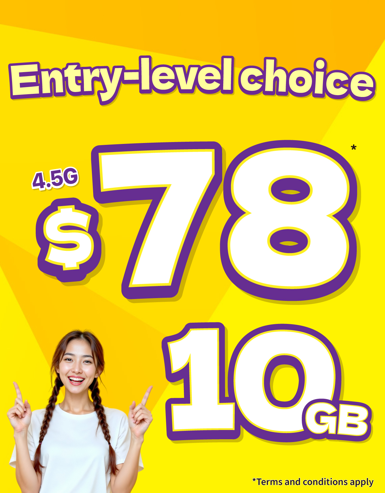 $78/10GB 4.5G Tariff Plan