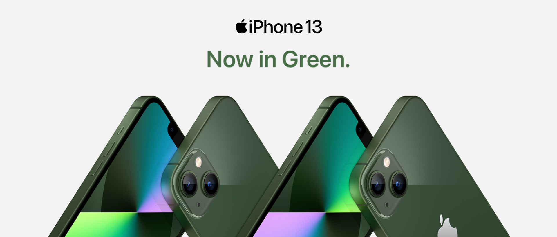 iPhone 13 Now in Green
