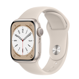 Apple Watch Series 8 GPS Cellular 41mm Aluminium Case with Sport Band Regular SUN Mobile